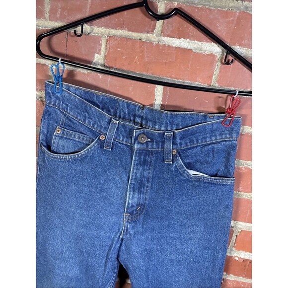 Vintage Levi's 40509 USA Made Denim Orange Tag Faded Jeans W31 L32, Real 31x31 - Picture 4 of 7